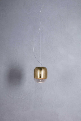 Gong Led S5  - Pendul auriu din sticlă  