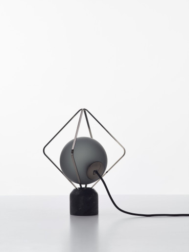 Jack O'Lantern Small - Lampă de masă din marmură și abajur din sticlă
