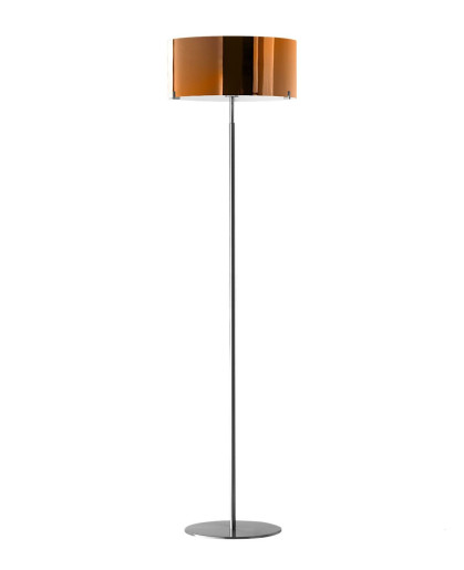 Cpl F7 - Lampă de podea cu abajur argintiu sau cupruriu
