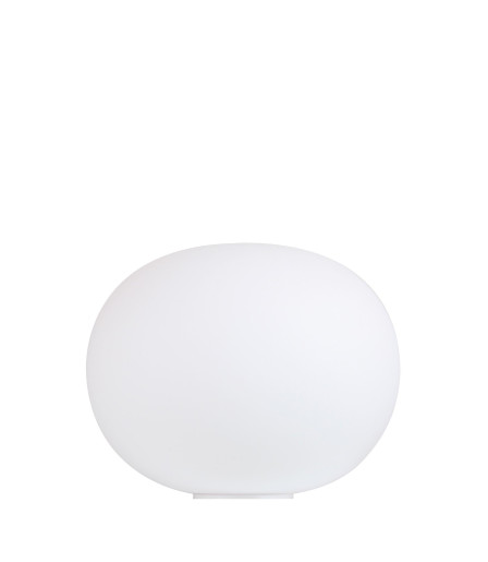 Glo-Ball Basic 2 - Lampă de masă albă din sticlă 
