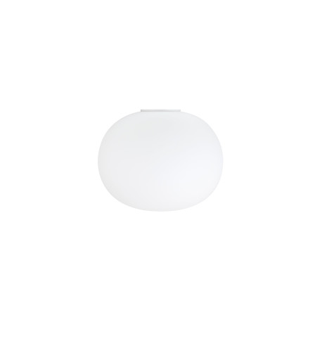 Glo-Ball 2 - Plafonieră albă din sticlă