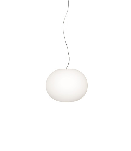 Glo-Ball 2 - Pendul alb din sticlă