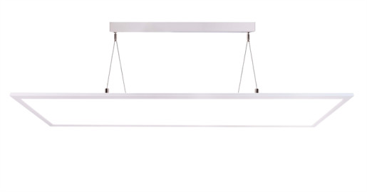 Transparent 4000 K - Lampă suspendată de birou rectangulară din aluminiu 