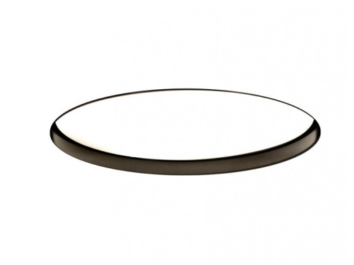 Ohio Negru  45W 3000 K - Lampă încastrată rotundă din aluminiu pentru birouri