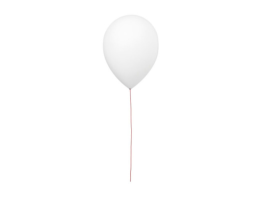 Balloon - Aplică albă de forma unui balon cu șnur