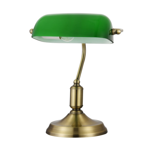 Kiwi - Lampă de masă in stil clasic cu abajur verde