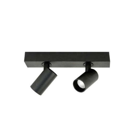 Mini Crate II - Spot aplicat negru ajustabil