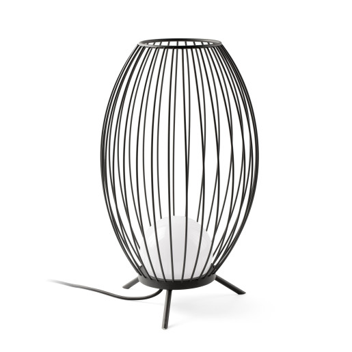 Cage - Lampadar gri  în formă de cușcă 