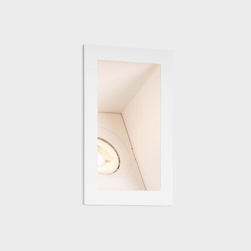 Focus - Lampă încastrată în perete albă 