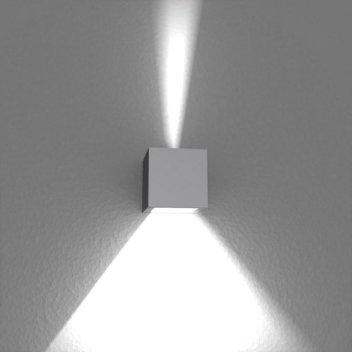Spot Mini Beam Two Way II - Aplică gri cubică