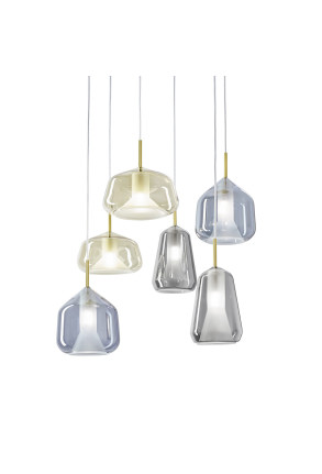 X-Ray 6 - Lustră multicoloră din sticlă