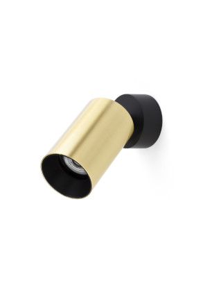 Stan - Aplică aurie cilindrică ajustabilă