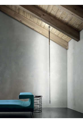 Xilema P - Plafonieră LED argintie ajustabilă 