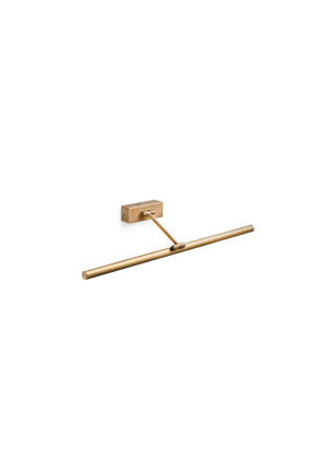 MAGRITTE 30CM LED 6W - Aplică aurie cu efect mat din oțel                                                          