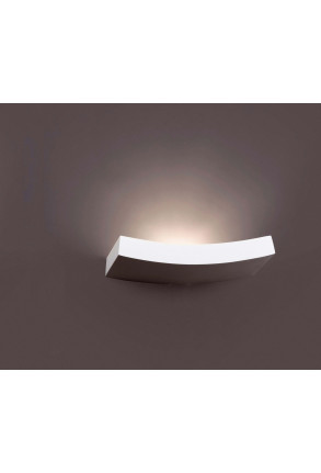 Eaco 360 - Aplică albă curbată din ghips 