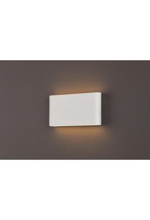 Zone II - Aplică albă rectangulară din metal