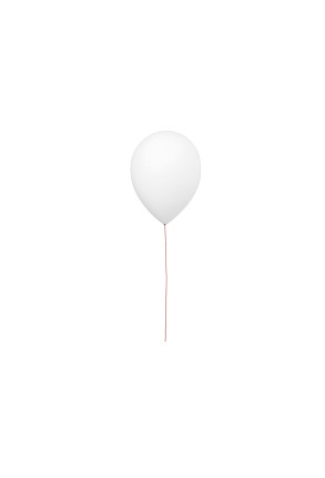 Balloon - Aplică albă de forma unui balon cu șnur