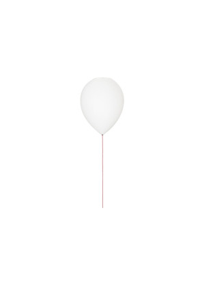 Balloon - Plafonieră albă de forma unui balon cu șnur