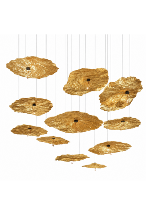 Gold Moon Chandelier