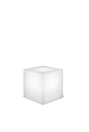 Cuby 45 - Lampadar alb cu încărcare solară