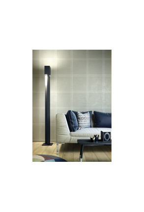 Duo - Lampă de podea albă sau neagră cu finisaj mat