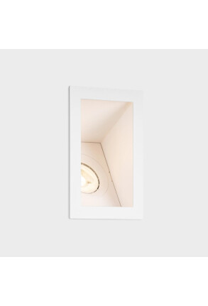Focus - Lampă încastrată în perete albă 