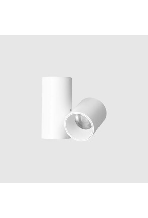Luxo Aura - Spot aplicat alb cilindric