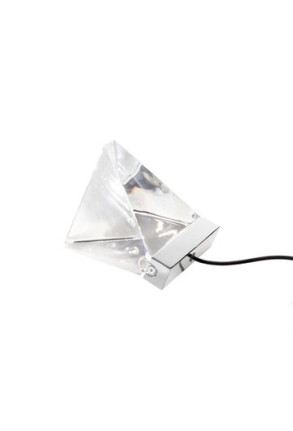 Tripla B01 - Lampă de masă cu abajur din cristal