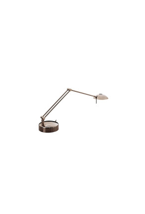 Icons M-1137L - Lampă de birou argintie din metal cu braț ajustabil