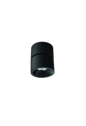Klimpt S - Spot aplicat ajustabil cilindric negru sau alb           