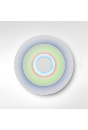 Concentric Minor S - Aplică multicoloră rotunda