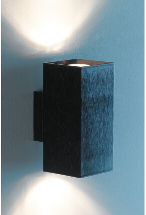 Dau 2xGU10 - Aplică neagră