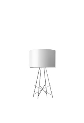 Ray - Lampă de masă albă din sticlă