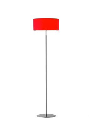 Cpl F7 - Lampă de podea cu abajur roșu din sticlă 