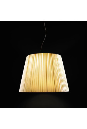 Royal Oversize - Lustră neagră sau crem din material textil