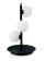 Pomi III - Lampă de masă neagră cu 3 globuri din sticlă    
