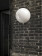 Memory - Aplică din sticlă în formă de balon alb mat