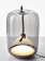 Knot Small Cilindro - Lampă de masă LED cu abajur fumuriu din sticlă