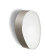 Guijarro Small - Plafonieră ovală din furnir cu finisaj alb