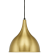Silhuet P2 - Pendul auriu mat din alamă