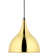 Silhuet P2 - Pendul auriu lucios din alamă