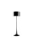 Spun Light - Lampă de podea neagră 