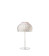 Tatou - Lampă de masă cu abajur alb perforat