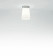 Finland C3 - Plafonieră albă din sticlă cu finisaj cromat
