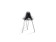 Faretto - Lampă de masă albă sau neagră cu forme speciale