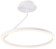 Angel 60 - Lustră albă in formă de cerc cu braț fix