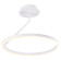 Angel 45 - Lustră albă in formă de cerc cu braț fix