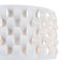 Chandelier Delicate - Pendul alb cu perforații