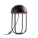 JELLYFISH 6W - Lampă de masă neagră în forma de meduză cu finisaj auriu                                                         