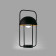 JELLYFISH 3W - Lampă de masă neagră în forma de meduză                                                                    